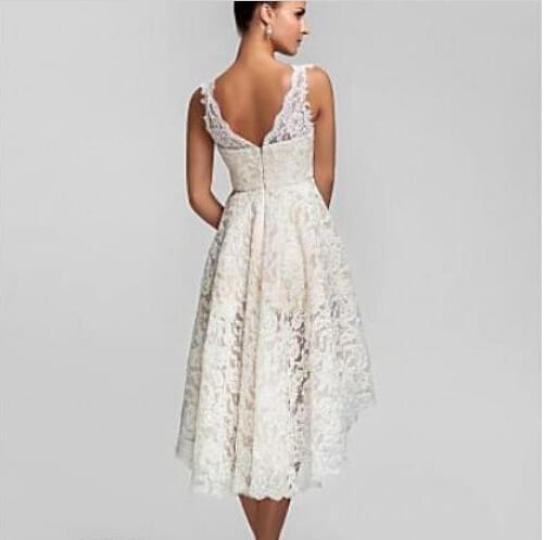 Lace High Low A-Line Vintage Wedding Dresses in Wedding dresses