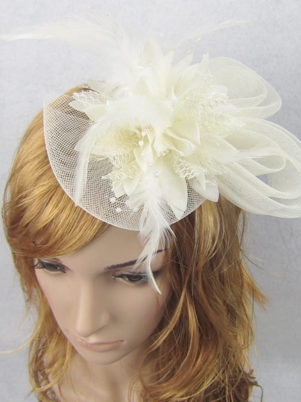 Beautiful Flower Wedding Hat For Bride