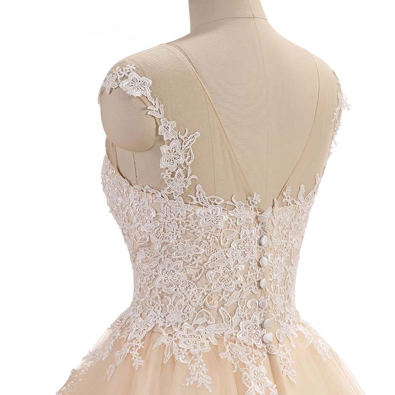 Luxury Lace Off Shoulder Princess Wedding Dress