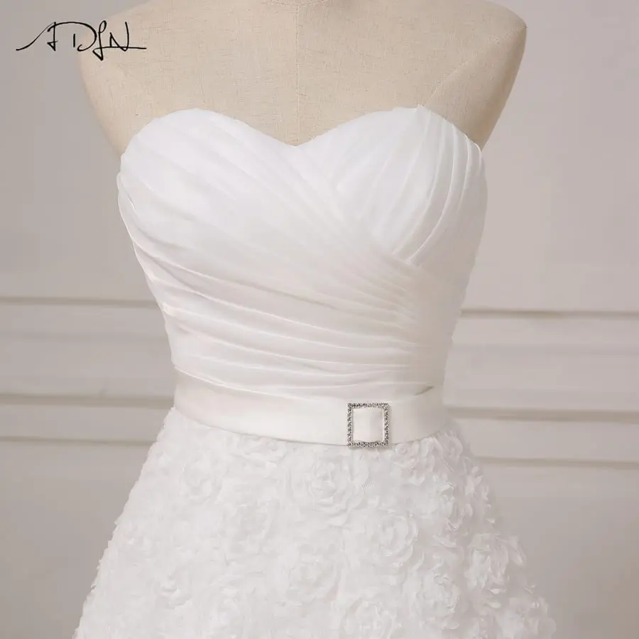Sweetheart Knee Length A-line Lace Little White Short Wedding Dress