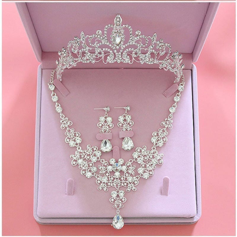 Crystal Wedding Bridal Jewelry Set