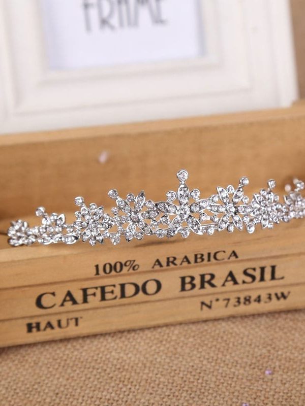 3 Designs Fashion Crystal Wedding Bridal Tiara Hair Jewelry
