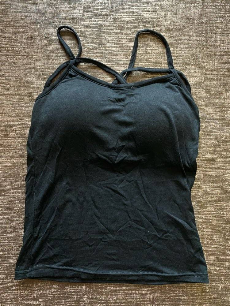 Cotton Breast Cross Vest Top | Uniqistic.com