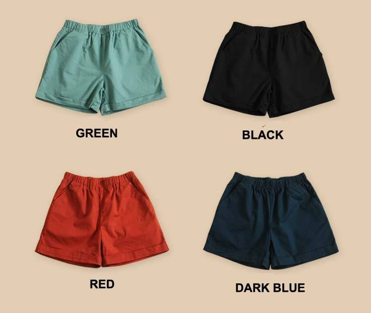Candy color women shorts