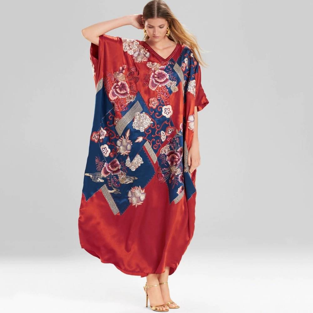 Bohemian Printed Tunic Beach Cover up in Swimsuits