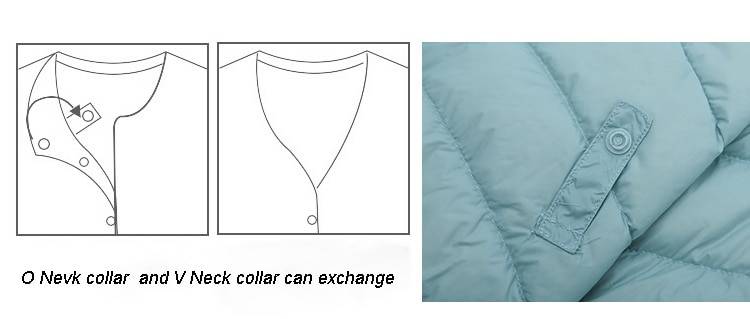 Round Collar Sleeveless Ultra Light Vest Jacket in Coats & Jackets
