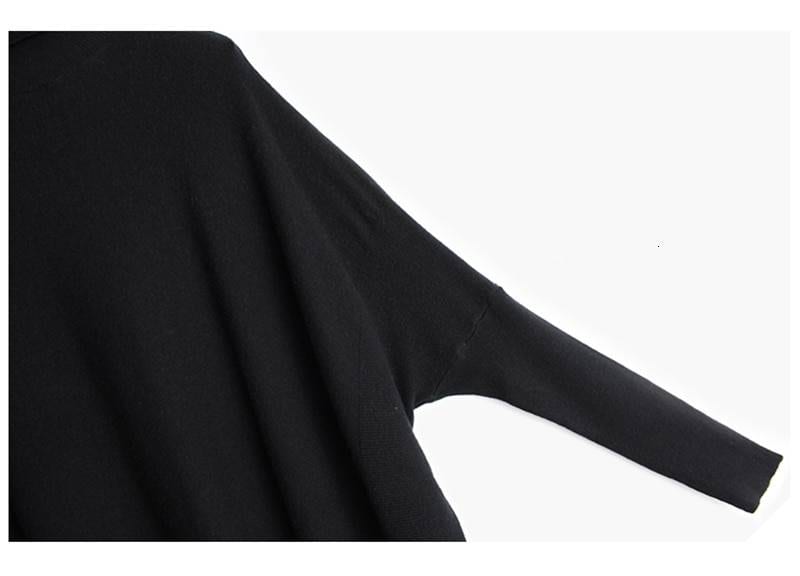 Loose Fit Turtleneck Long Sleeve Knitting Sweater Pullover | Uniqistic.com