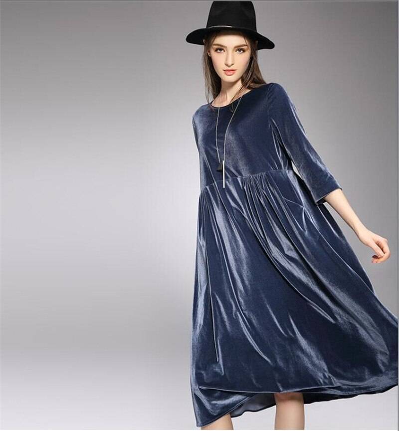 Elegant Velvet Dress | Uniqistic.com
