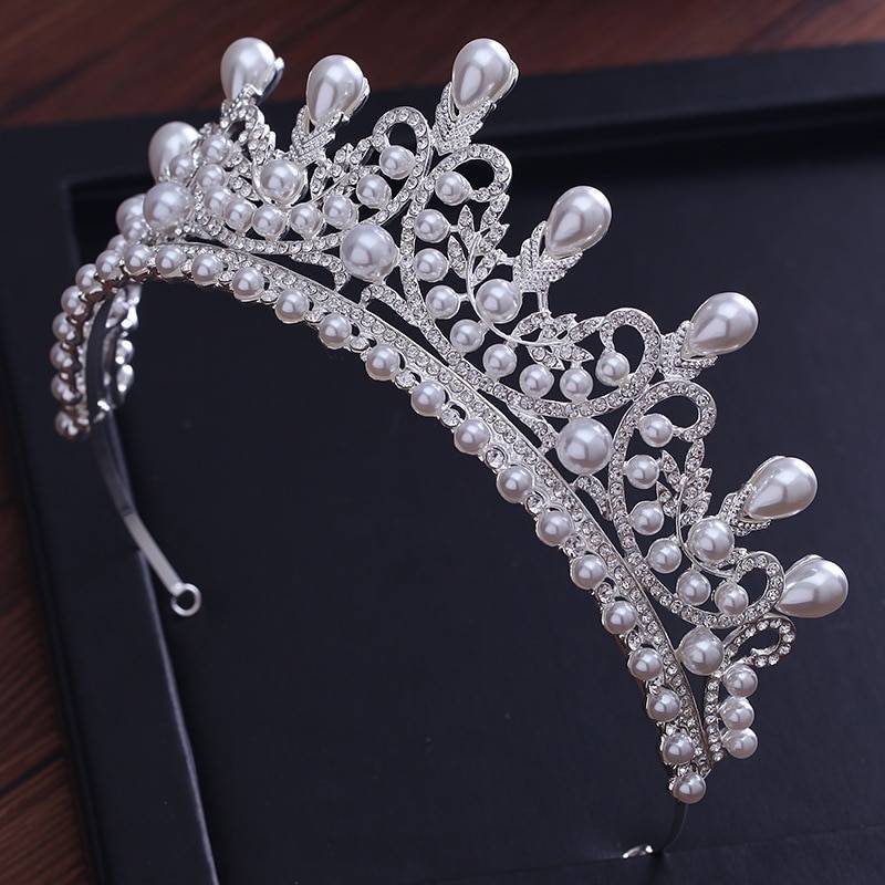 Pearl Princess Pageant Engagement Wedding Hair Accessories in Wedding Accessories