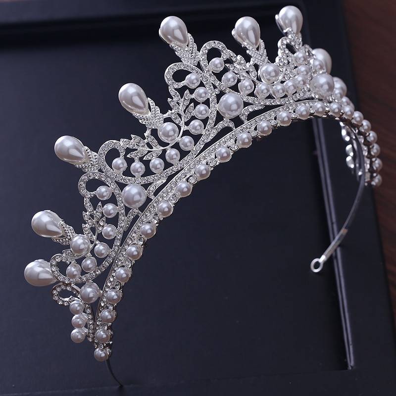 Pearl Princess Pageant Engagement Wedding Hair Accessories in Wedding Accessories