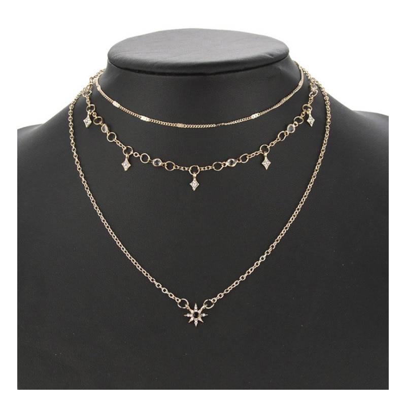Vintage Multilayer Pendant Butterfly Necklace in Necklaces