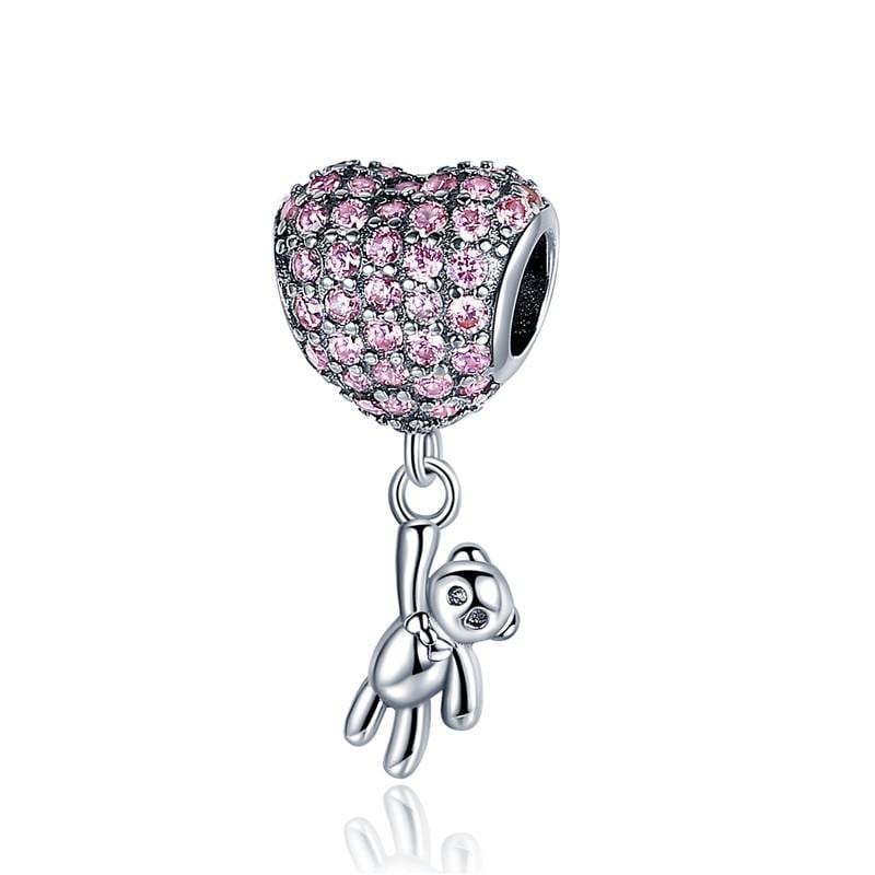 Silver Ariel Balloon Charm Bracelet in Bracelet & Anklets