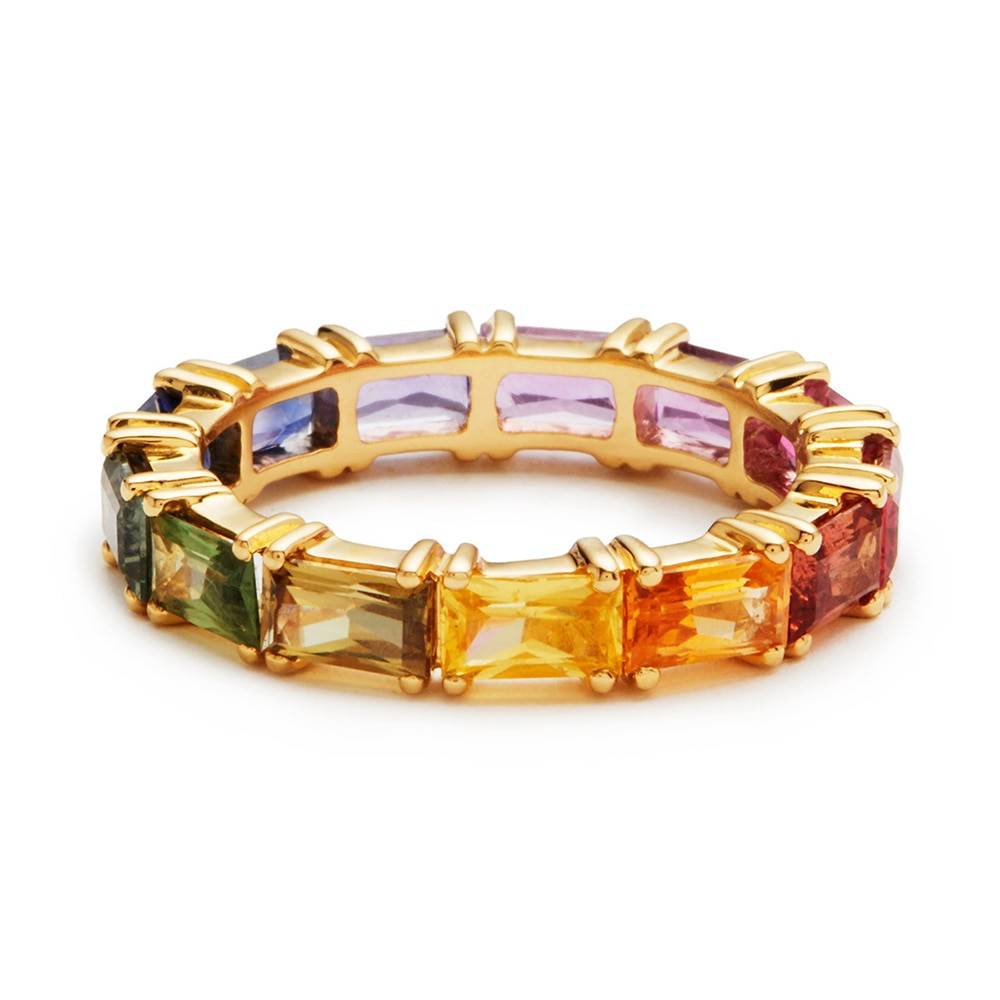 5 Colors Shiny Cubic Zircon Women Ring | Uniqistic.com