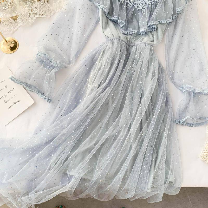 Vintage High Waist Embridery A-Line Boho Dress - Boho Dresses - Uniqistic.com