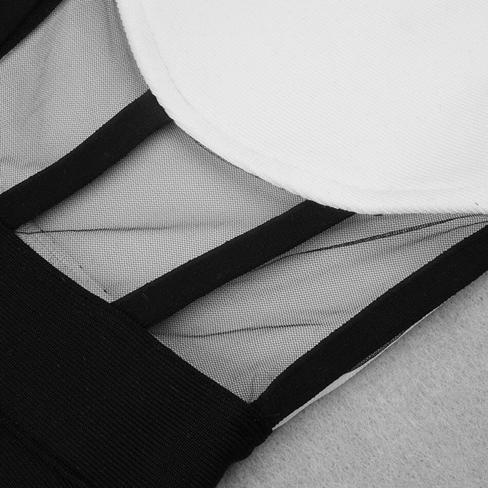 Sleeveless O-Neck Mesh Patchwork Bandage Jumpsuit - Jumpsuits & Rompers - Uniqistic.com