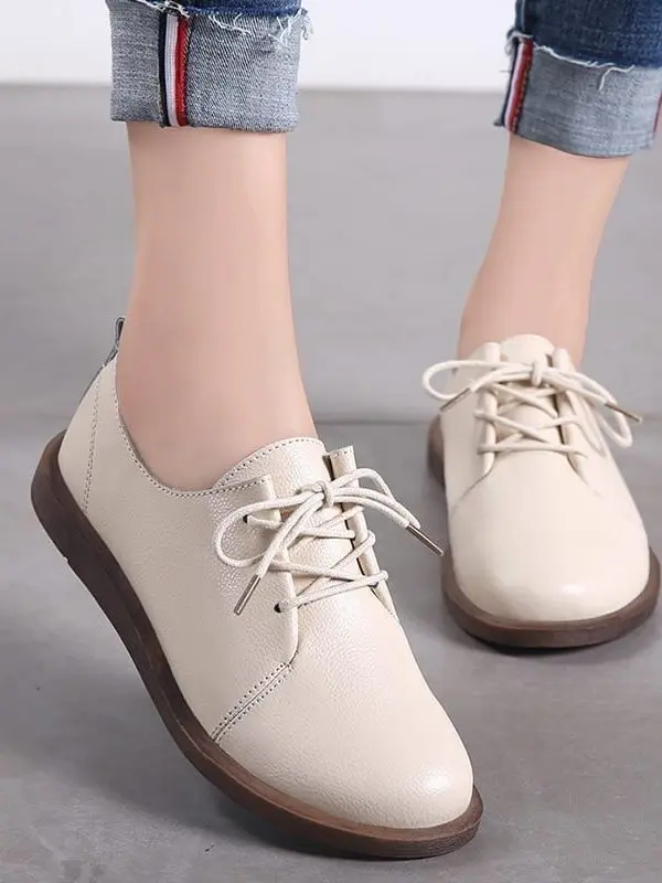 Women Oxford Flat Shoes - Flats - Uniqistic.com