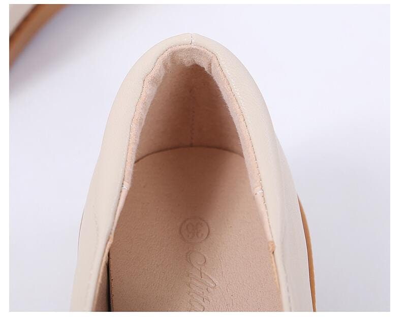 European and American fashion women's shoes retro loaferflate small leather shoes light-mouthed single shoes AB102