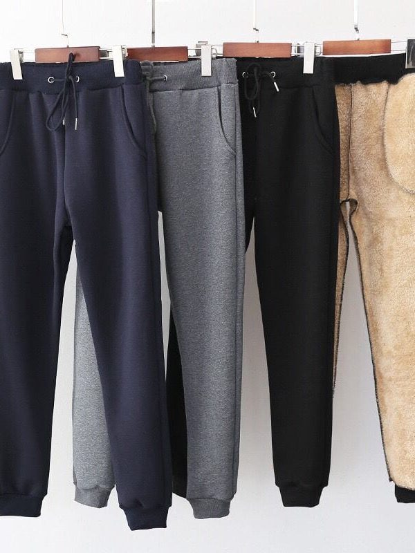 Casual loose thicken warm women harem pants