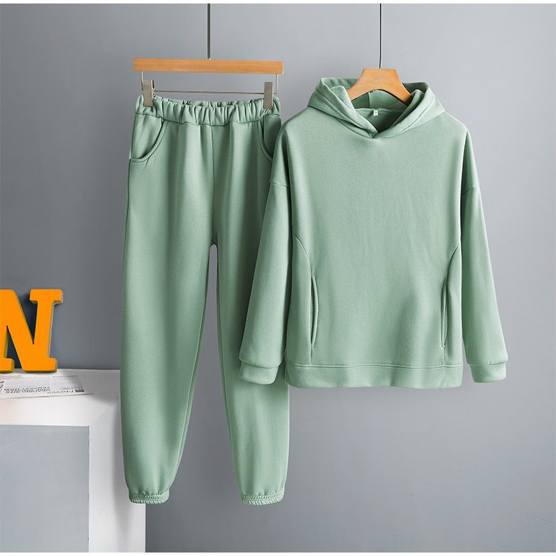 Warm Hoodie Sweatshirts And Long Pant Two Piece Sets in Hoodies & Sweatshirts