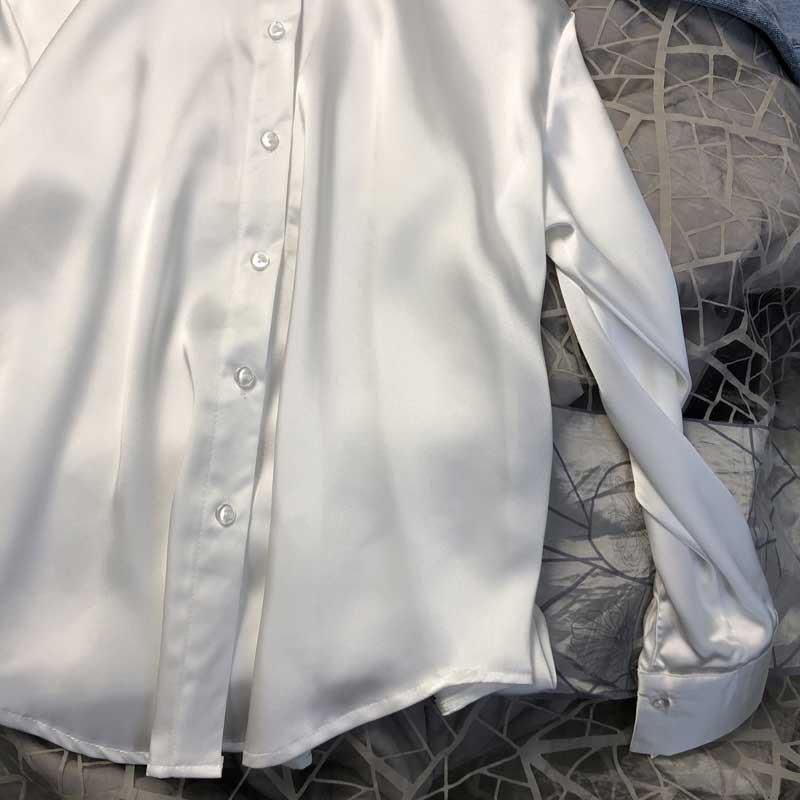 Vintage Longsleeve Silk Shirt - Blouses & Shirts - Uniqistic.com
