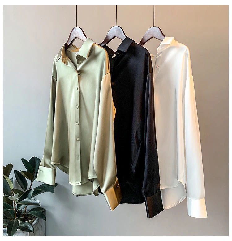 Vintage Longsleeve Silk Shirt | Uniqistic.com