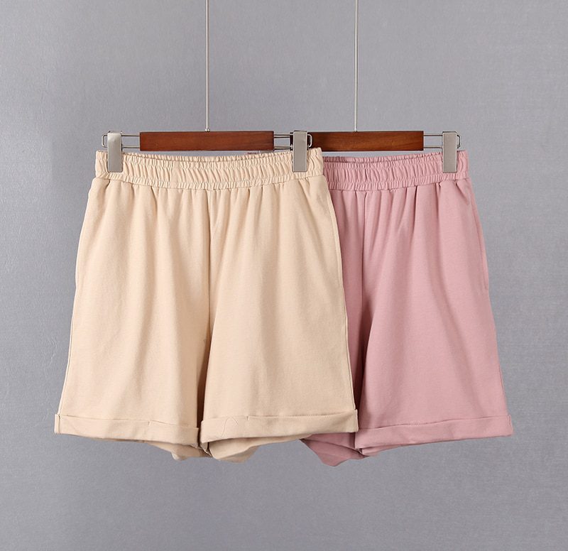Casual Two Pieces Short Sleeve T Shirts and High Waist Short Pants in Shorts