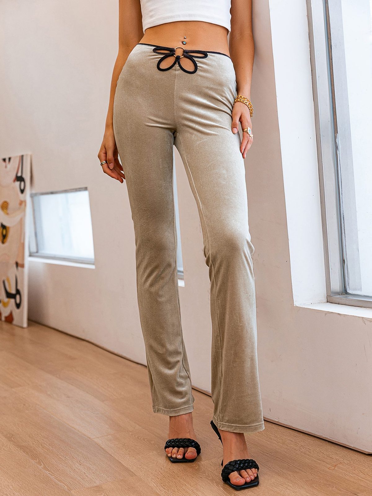 High street hollow out sexy pants