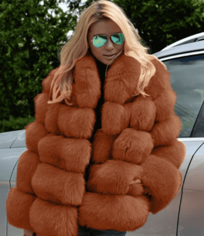 Imitation Fox Fur Coat - Coats & Jackets - Uniqistic.com