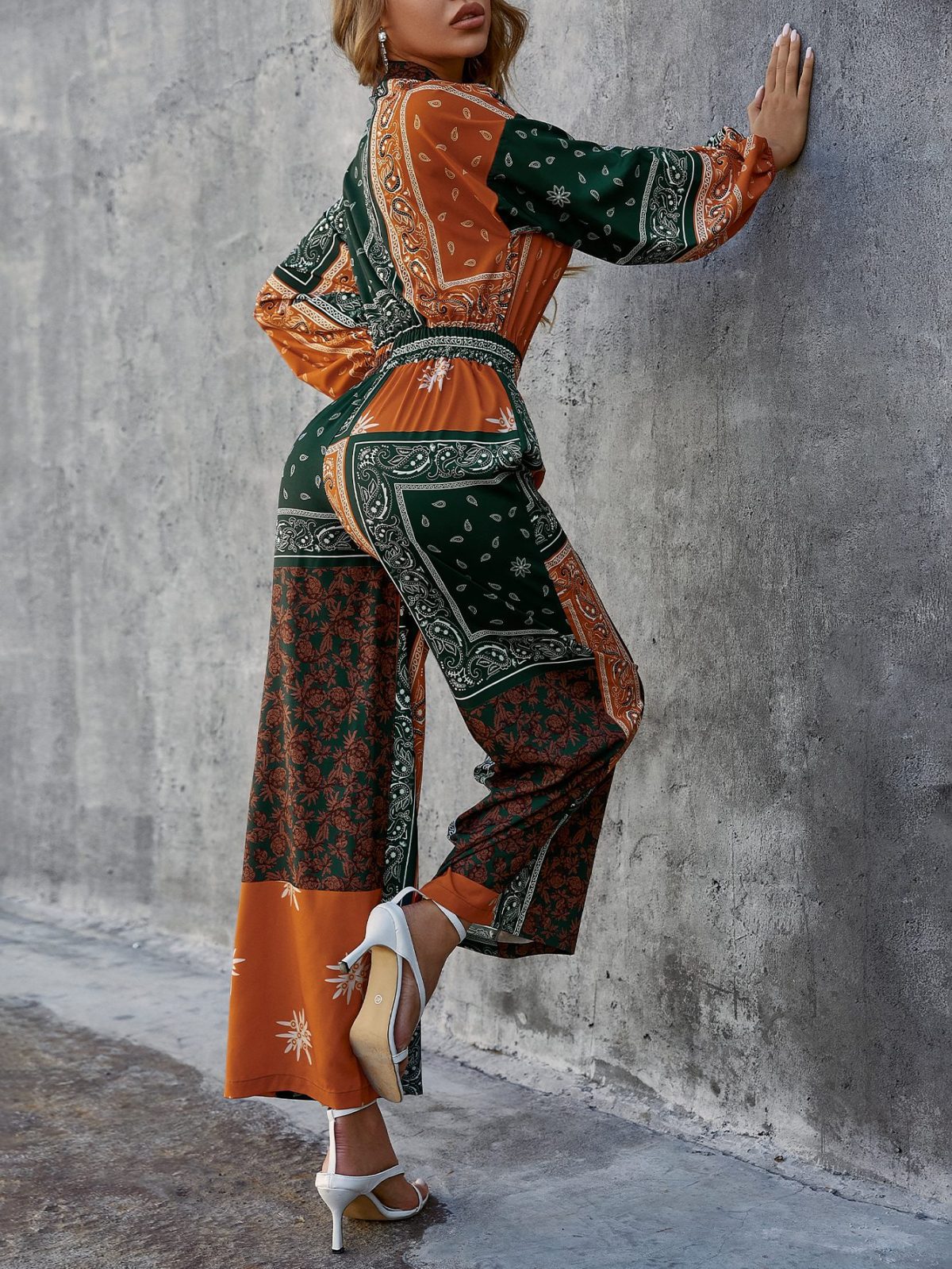Folk-Custom Printed Women Jumpsuit in Jumpsuits & Rompers