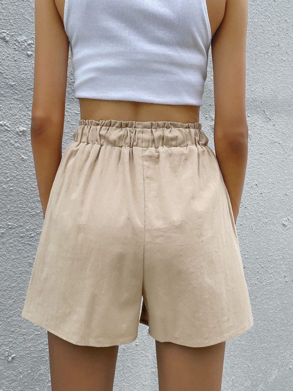 Cotton Loose Drawstring Casual Wide-Leg Shorts - Shorts - Uniqistic.com