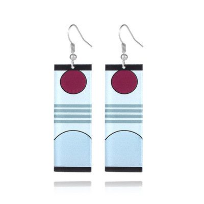 Acrylic Drop Long Earrings - Earrings - Uniqistic.com