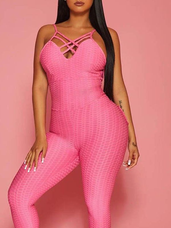 Backless sexy hollow out bodycon jumpsuit - Jumpsuits & Rompers - Uniqistic.com
