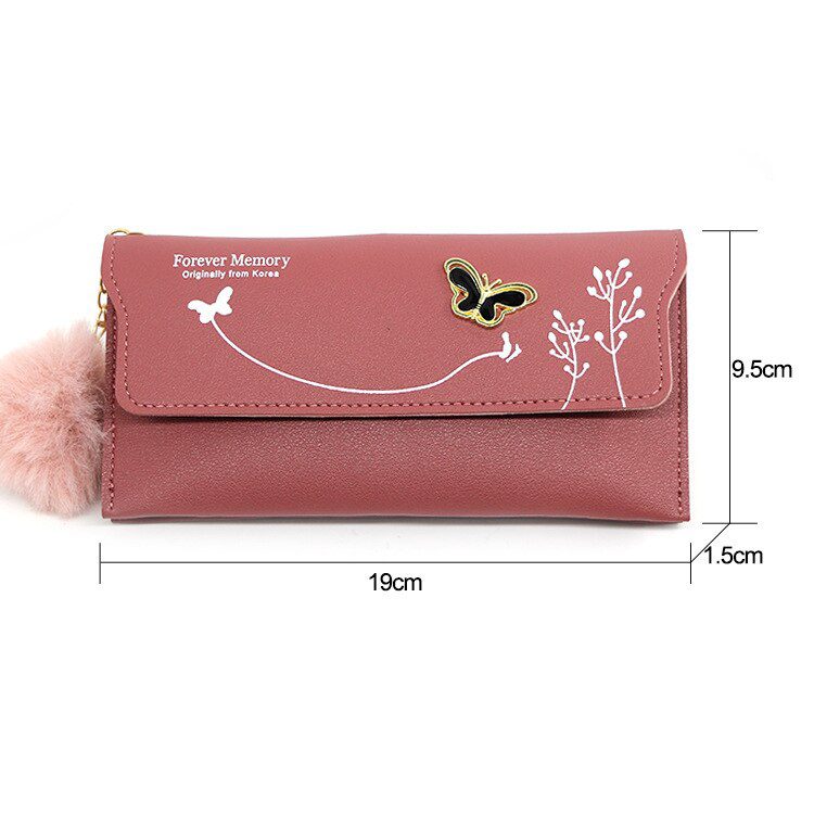 Pure Color Wool Ball Bow Clutch Bag in Shoulder Bag