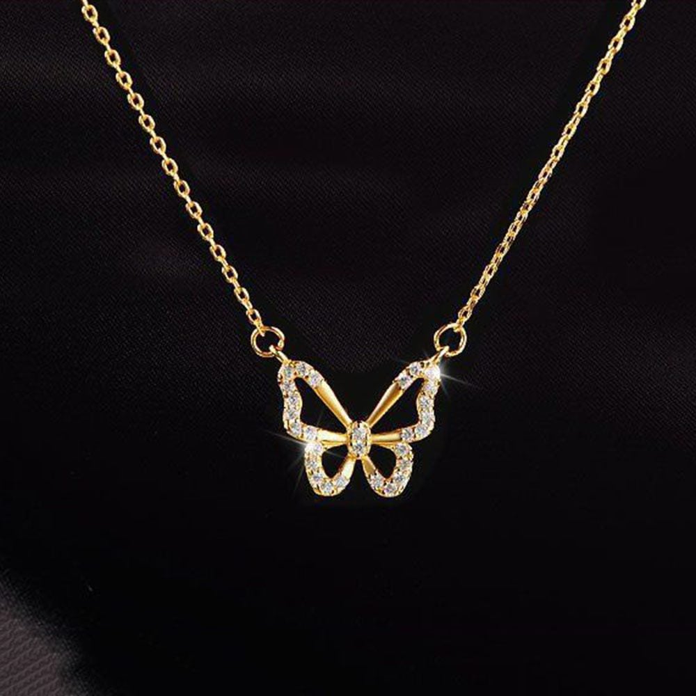 Butterfly Pendant Necklace in Necklaces