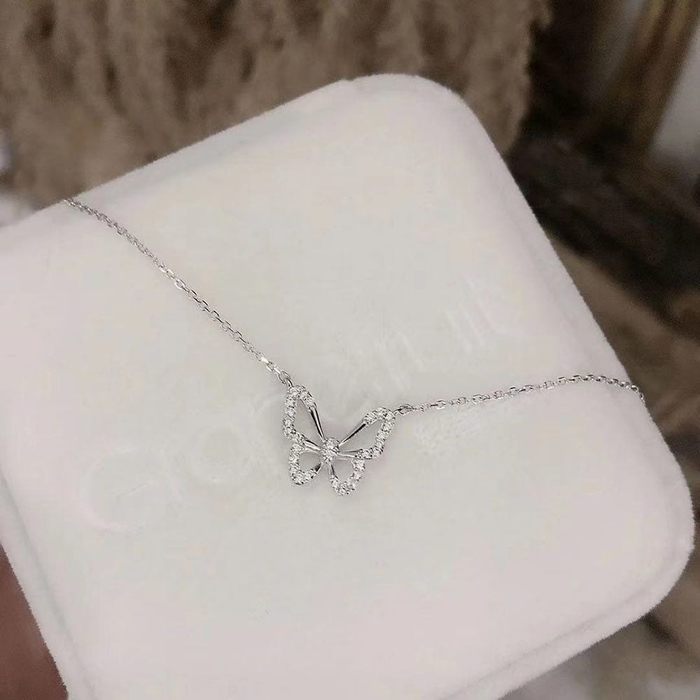 Butterfly Pendant Necklace in Necklaces