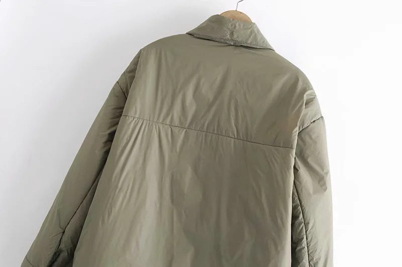Long Sleeve Khaki Thin Parka Oversize Shirt Coat - Coats & Jackets - Uniqistic.com