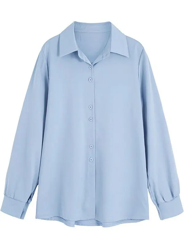 Elegant Chiffon Long Sleeve Loose Blouse Shirt - Blouses & Shirts - Uniqistic.com