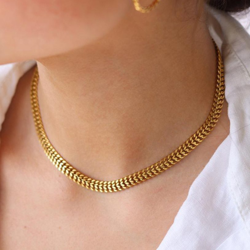 Minimalism Weave Charm Thick Chain Necklace - Necklaces - Uniqistic.com