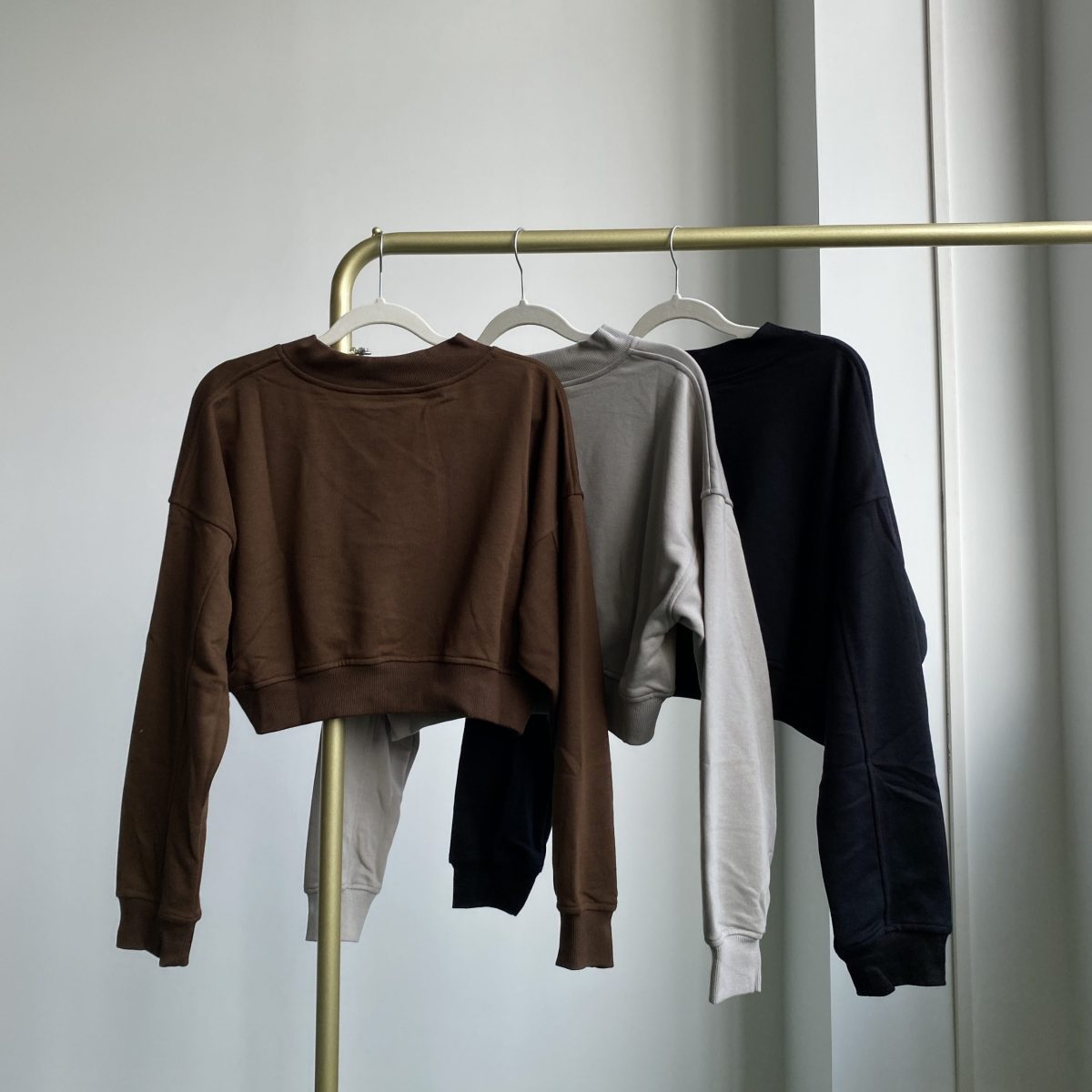 Loose Long Sleeve Workout V Neck Top Sweatshirt - Hoodies & Sweatshirts - Uniqistic.com