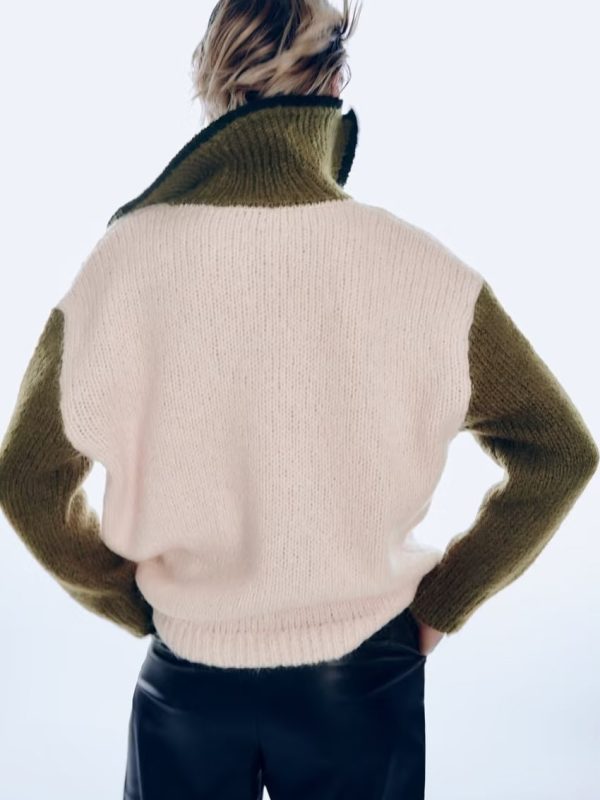 Patchwork Knitting Sweater - Sweaters - Uniqistic.com