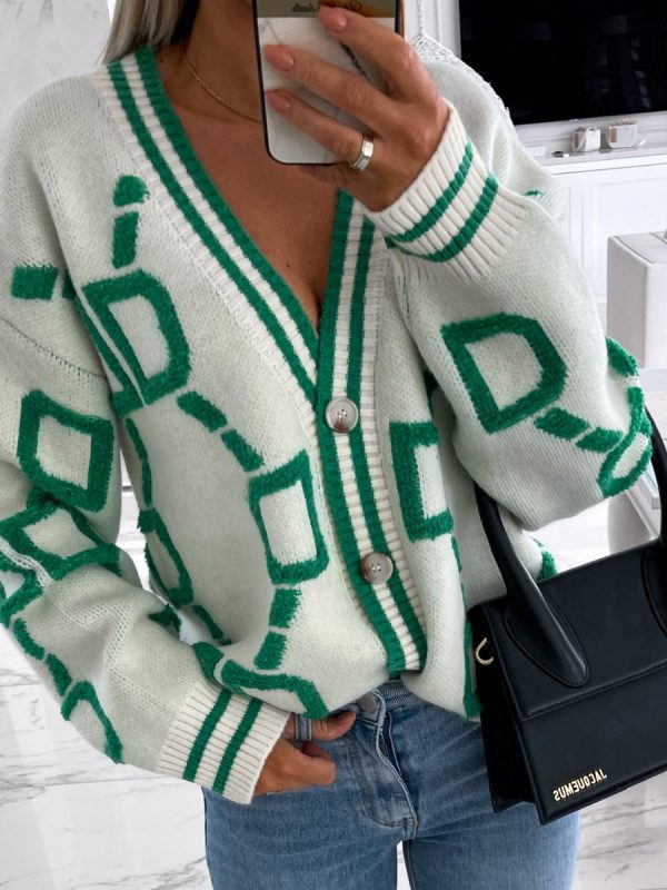 Knitted Loose Sweater Cardigan - Sweaters - Uniqistic.com