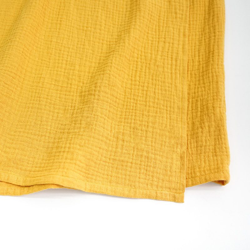 Vintage Cotton Crepe Gauze V-Neck Sleeveless Bandage Long Dress - Dresses - Uniqistic.com