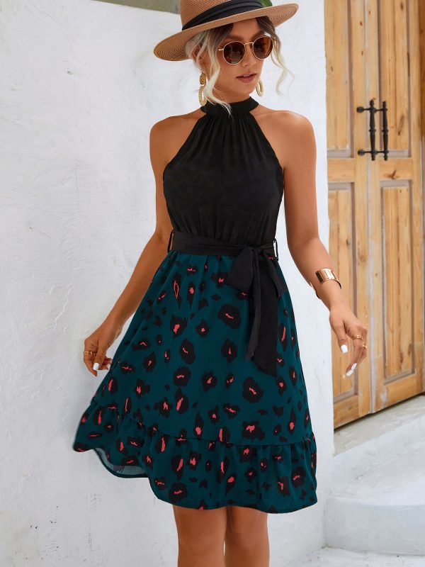 Summer Halter Stitching Dress - Dresses - Uniqistic.com