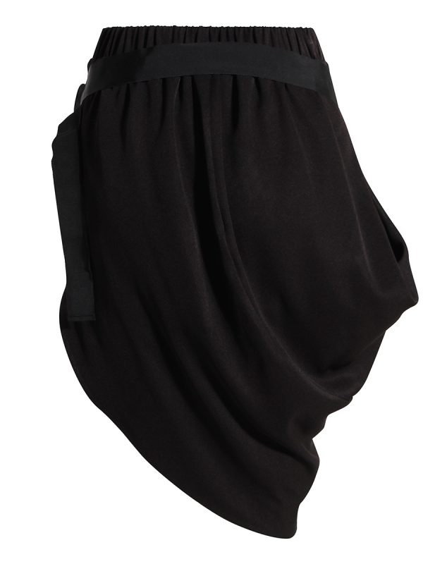 Irregular Asymmetric Waist Bag Design Zipper Skirt - Skirts - Uniqistic.com