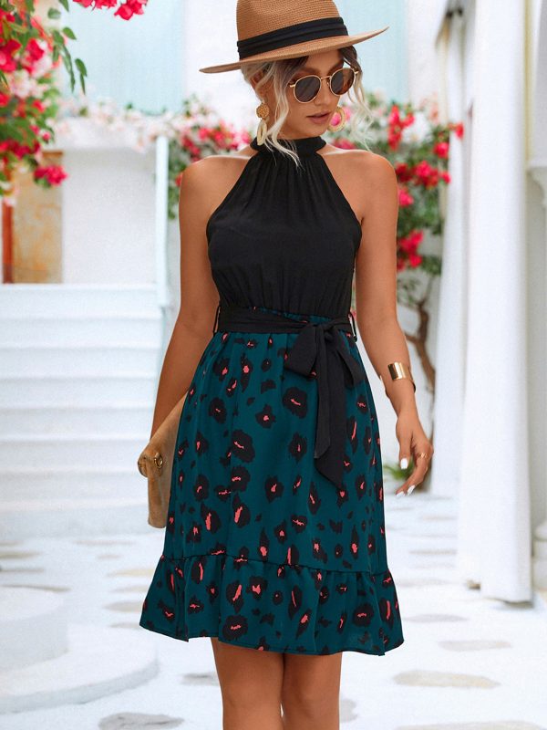 Summer Halter Stitching Dress - Dresses - Uniqistic.com