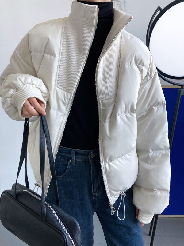 Elegant Stand Collar Jacket Coat - Coats & Jackets - Uniqistic.com
