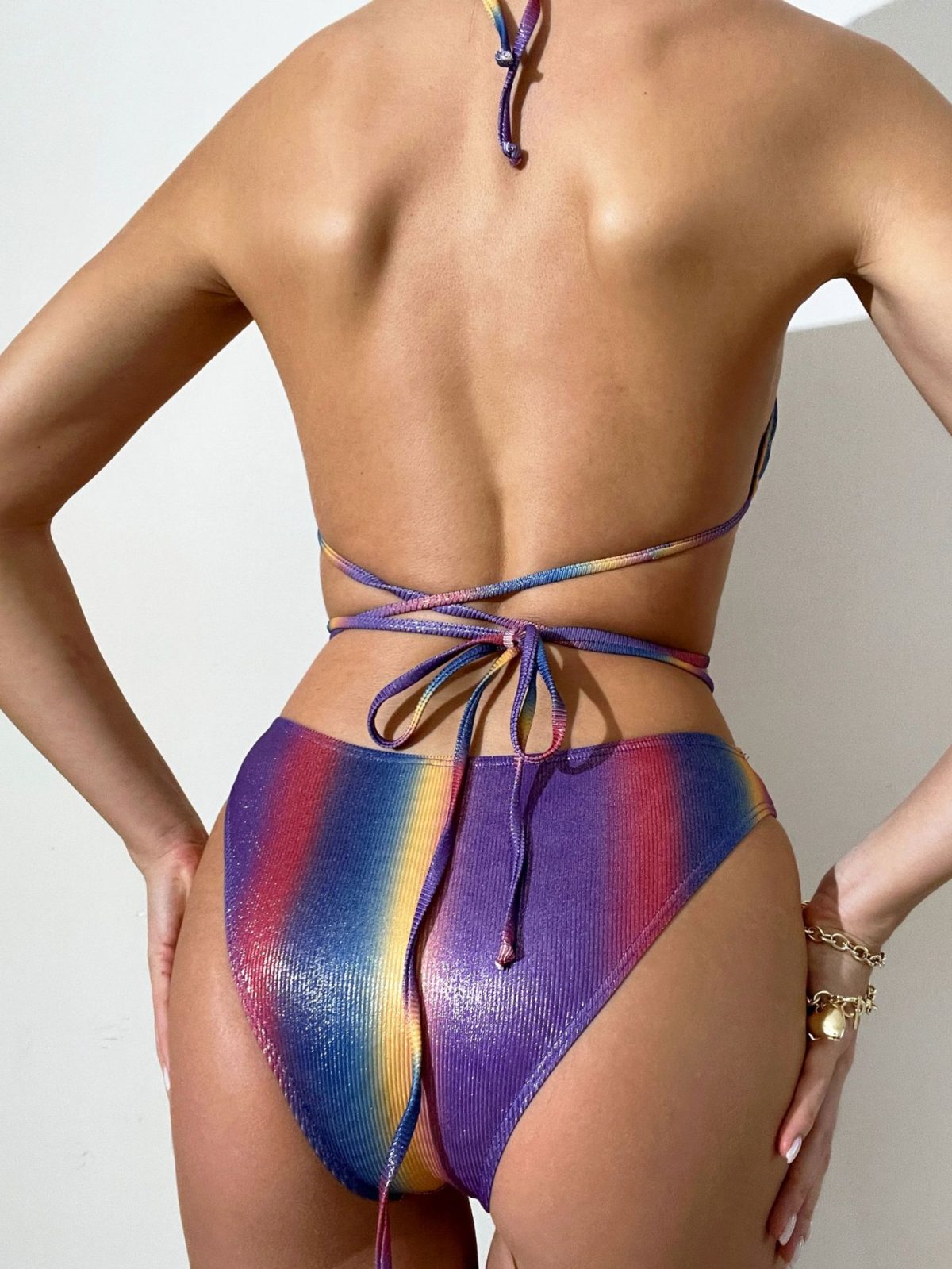 Sexy Gradient Color Three Piece Swimsuit - Swimsuits - Uniqistic.com