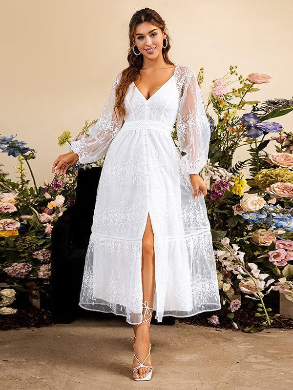 New Women Elegant Tulle A Line Tiered Dress - Dresses - Uniqistic.com