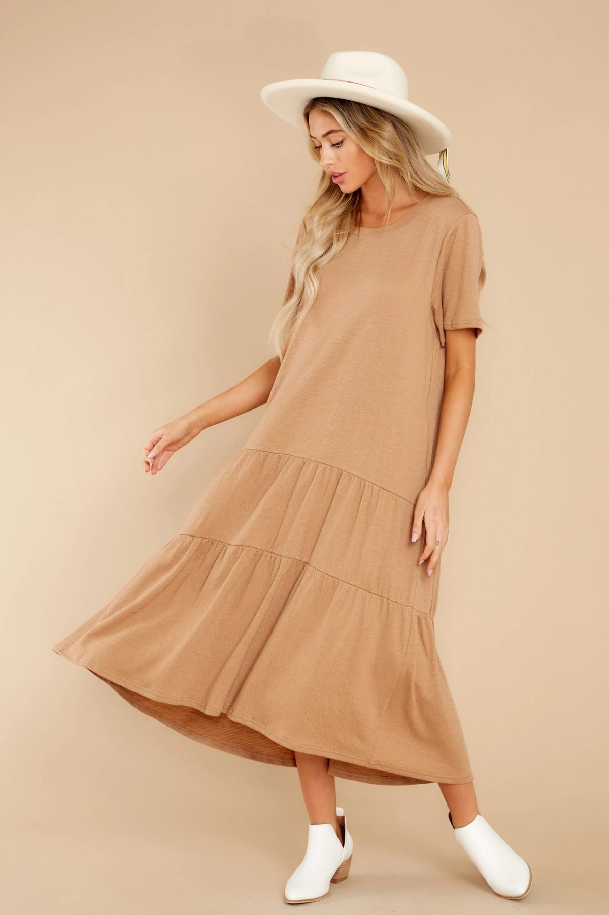 Casual Comfortable Fashionable Knitted Solid Color Maxi Dress - Dresses - Uniqistic.com