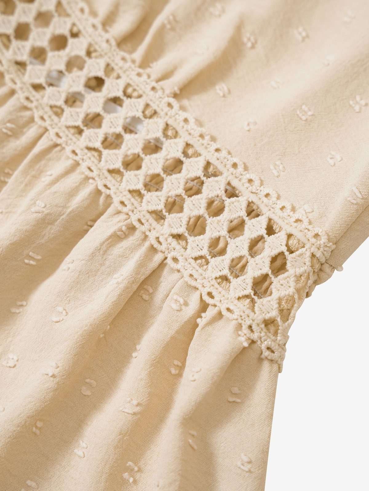 Fresh V neck Solid Color Ruffle Sleeve Dress - Dresses - Uniqistic.com